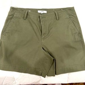LOFT twill shorts